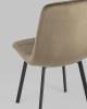 Набор из 4 стульев Stool Group Chilly OS-2011 HLR-48 X4 коричневый, велюр фото 7