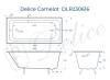 Чугунная ванна Delice Camelot 180x80 с ножками фото 8