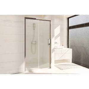 Душевая дверь в нишу Royal Bath Accord RB100HS-C-CH профиль хром, стекло матовое, 100x200