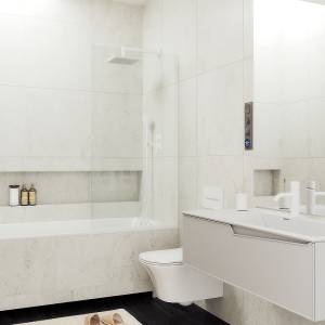 Шторка на ванну MaybahGlass MGV-59-1у стекло прозрачное, профиль белый матовый, 1400x600