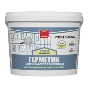 Герметик тепловлагоизоляционный для минеральных поверхностей Neomid Mineral серый 310 мл