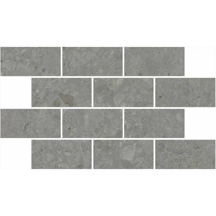 Мозаика Kerama Marazzi Чеппо ди Гре DD606120/MM Мозаичный Серый Темный Матовый Обрезной 20x34.6