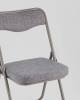 Стул Stool Group Джонни fb-jonny-W994-7039 рогожка серо-голубой каркас серый, складной фото 3
