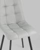 Набор из 4 стульев Stool Group Chilly OS-2011-V seat 1009-34 DUAL X4 светло-серые фото 8