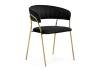 Стул Woodville Kamelia 1 15718 black/gold