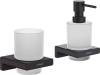Набор Hansgrohe AddStoris 41749670 + 41745670 матовый черный