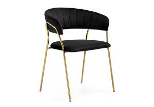 Стул Woodville Kamelia 1 15718 black/gold