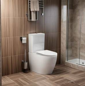 Унитаз-компакт Cerutti Spa Vince CT10373 безободковый, сиденье микролифт, белый