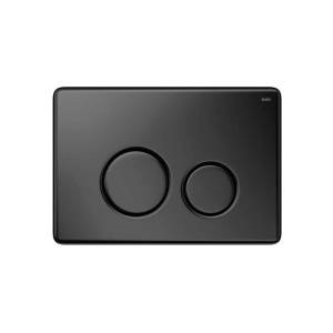 Кнопка смыва Iddis Unisteel UNS01MBi77 нержавеющая сталь, черная