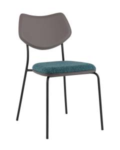 Стул Stool Group Casey B2171 K-17+M8532 MAB1-10 темно-бирюзовый с серой экокожей