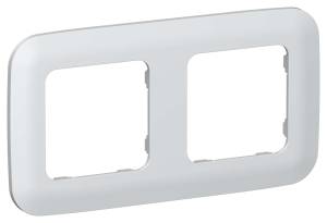 Рамка 2-постовая IEK Flite FI-M22-31-20-K36 жемчуг