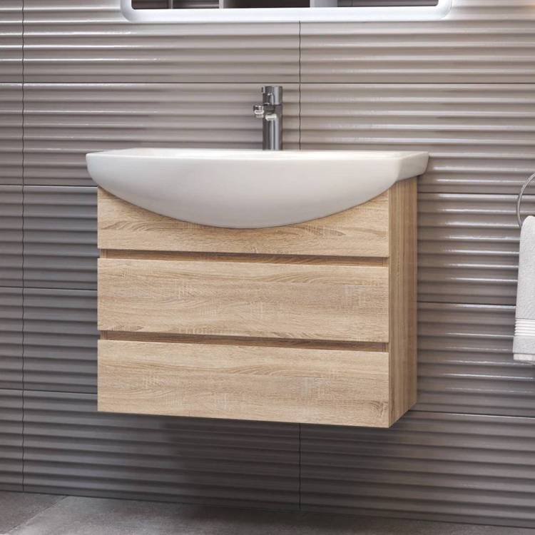 Тумба под раковину Vigo Wing 700-0-2 tp.WIN.BAL.70.2Y дуб сонома, для раковины Балтика