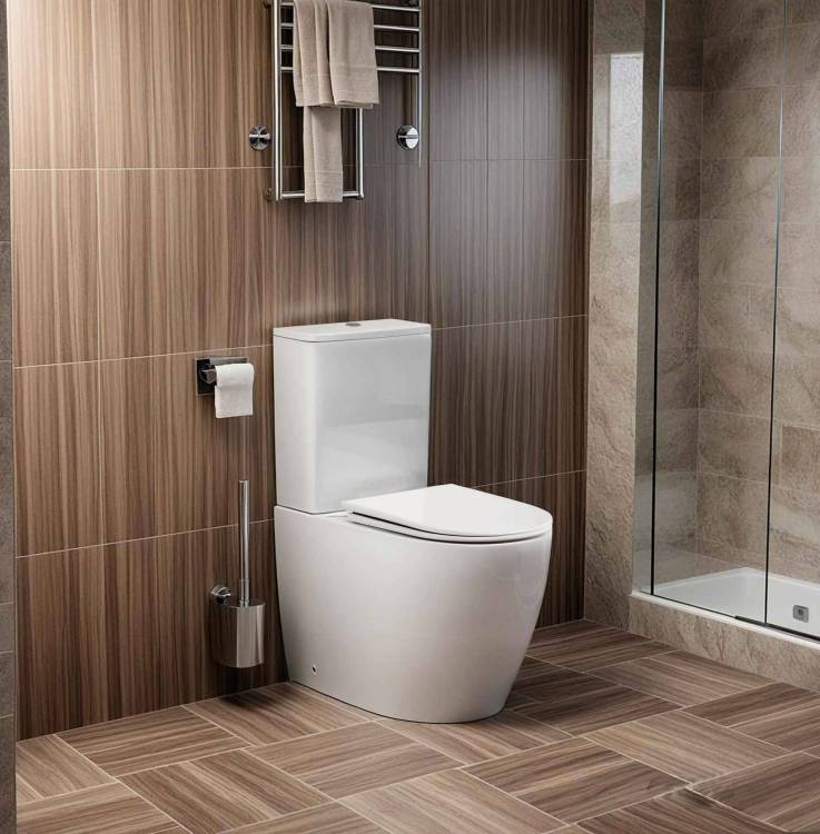 Унитаз-компакт Cerutti Spa Vince CT10373 безободковый, сиденье микролифт, белый