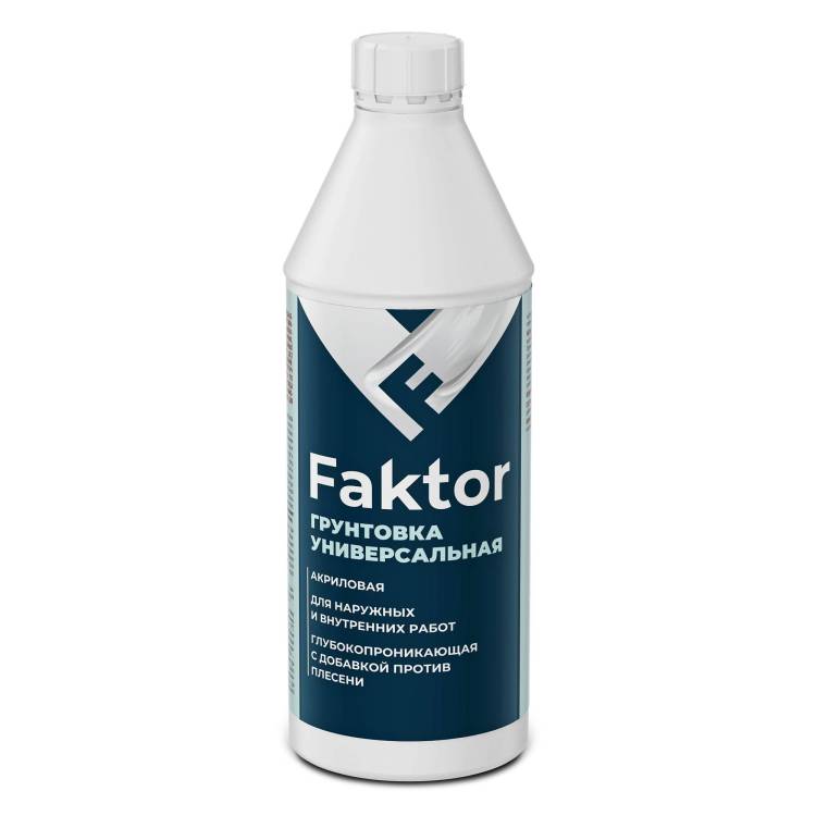 Грунтовка универсальная акриловая Faktor 1 кг