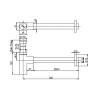 Сифон для раковины Paini Dax-DaxR 84PZ849 чёрный матовый PVD фото 2