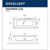 Акриловая ванна Excellent Aquaria Lux 180x80 "ULTRA" (золото) фото 3