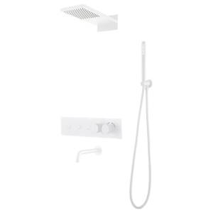 Душевой комплект Boheme Fusion 131-2-MW белый, с внутренней частью