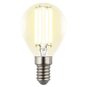 Лампа светодиодная Uniel E14 4W 3000K прозрачная LED-G45-4W/3000K/E14/CL GLY01TR