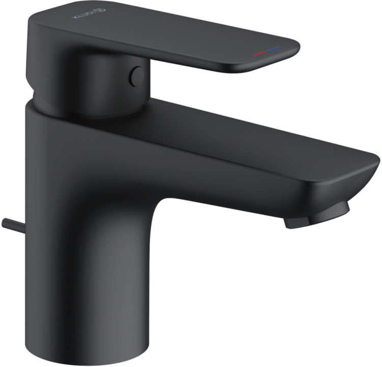 Смеситель для раковины Kludi Pure&Style 403823975 черный матовый