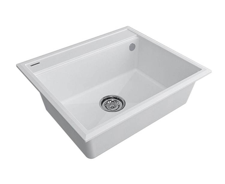 Мойка кухонная Paulmark Stepia PM115951-WH 510x590 мм белый