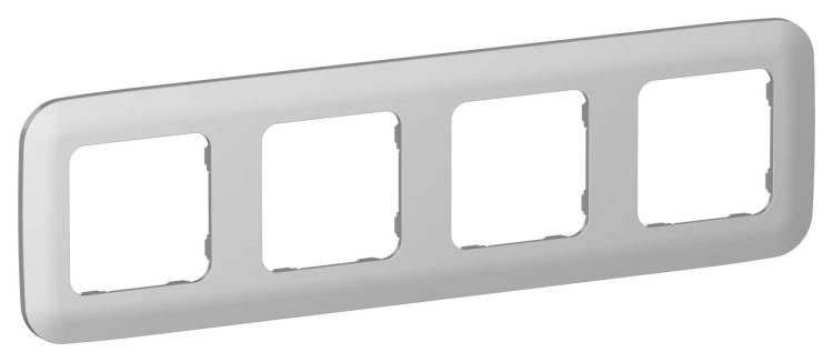 Рамка 4-постовая IEK Flite FI-M42-31-20-K47 алюминий