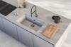 Мойка кухонная Alveus Granital Omni 40 1150059 Concrete-G81 с сифоном, 75x45 фото 5