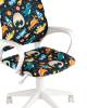 Кресло компьютерное Бюрократ BUROKIDS 1 W-COSMODI мультиколор космозавры фото 2