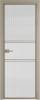 Межкомнатная дверь Profil Doors 2 AX цвет профиля Никель матовый, стекло безопасное 6 мм мору осветленное 700x2000