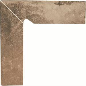 Плинтус Paradyz Scandiano Ochra Cokol Ciety левый структурный 2-x элем. 30x8.1