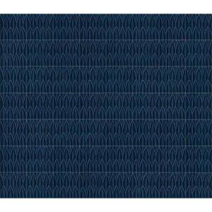 Керамогранит Ragno Sol R9RF Struttura Foglia Blu 3D 15x15