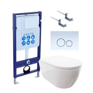 Комплект Aquatek Поларис SET AQUATEK ПОЛАРИС-015 4в1 кнопка белый