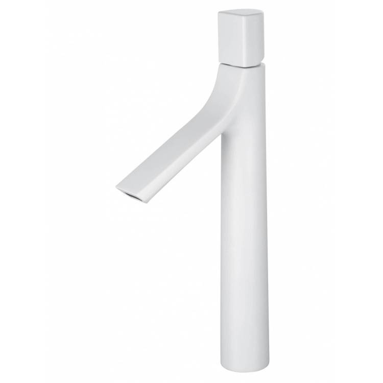 Смеситель для раковины Wonzon & Woghand WW-H1011-MW высокий, белый матовый