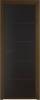 Межкомнатная дверь Profil Doors 5 AX цвет профиля Деорэ, стекло безопасное 6 мм монохром черный 600x2000