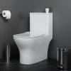 Унитаз-моноблок BelBagno Lounge BB8618CPR-MN/SC безободковый, с сиденьем микролифт, белый фото 9