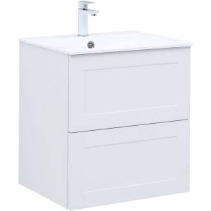 Тумба с раковиной Aquanet Терра 00313232 60 белый матовый