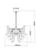 Подвесная люстра Arte Lamp Maya A4072LM-9GO фото 2