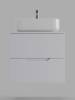 Тумба с раковиной Orange Line Li-60TuwMDF+B05-500W белая матовая, 60 см фото 3