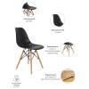 Стул Bradex Home Eames FR 0041, черный фото 6