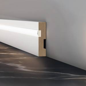 Плинтус Evrowood PN 021 led 200x1.6x7