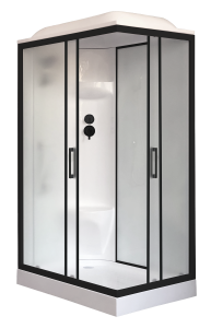 Душевая кабина Royal Bath НР RB8120HP6-WC-BL-L профиль черный, стекло матовое, 120x80x217