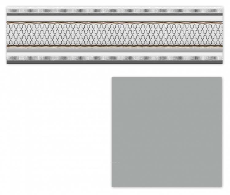 Плинтус Heralgi Garden Zocalo Classic Gris 15x30