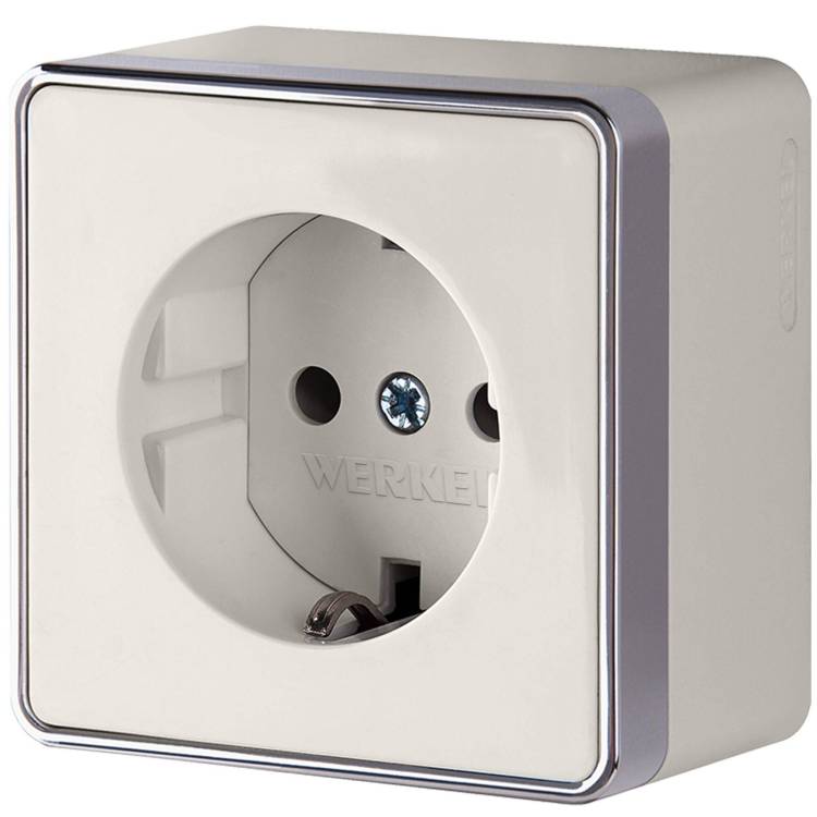Розетка с заземлением Werkel Gallant W5071003