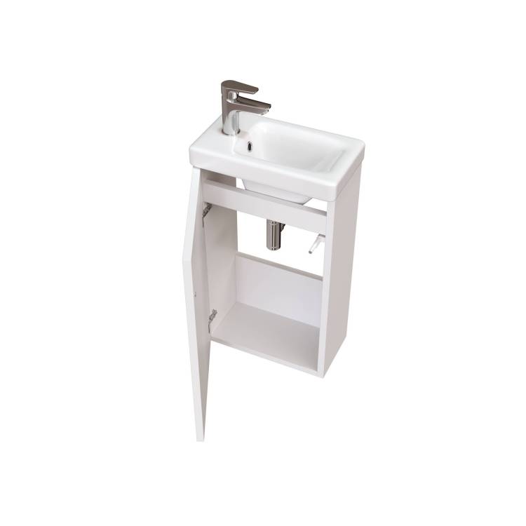 Тумба с раковиной Taliente Olejo TA-MBO-40PR-blanco белая, 40 см