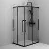 Душевой уголок Am.Pm Func W84G-403-12080-BT профиль черный матовый, стекло прозрачное, 120x80x200 фото 5