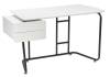 Компьютерный стол Woodville Desk 11838 Черный / Белый