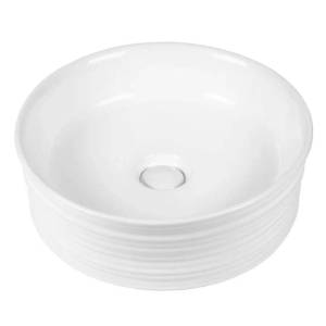 Раковина BOND Circle S60-410 накладная, круглая, 41x41x18 см, белая глянцевая