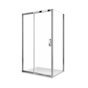 Душевой уголок Royal Bath Accord RB7100HPS-T-CH профиль хром, стекло прозрачное, 100x70x200