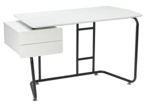Компьютерный стол Woodville Desk 11838 Черный / Белый