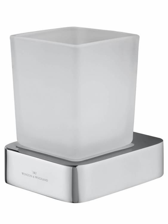 Стакан Wonzon & Woghand WW-8321 с держателем, хром