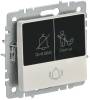 Кнопка звонка IEK Brite BR-V14-2-10-K36 жемчуг
